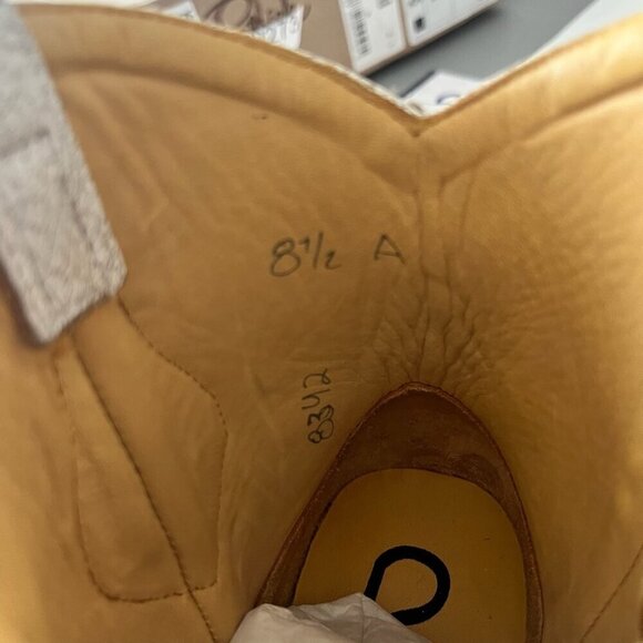 Rod Patrick Womens Cowboy Booties 8.5 A White Cowgirl Western Short Ankle Boots - Picture 9 of 12